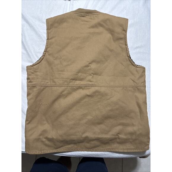 Men's Timberland PRO Gritman Fleece-Lined Canvas Vest L - Picture 7 of 7